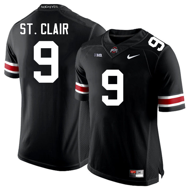 Tavien St. Clair Ohio State Buckeyes Jersey College Football Uniforms-Black